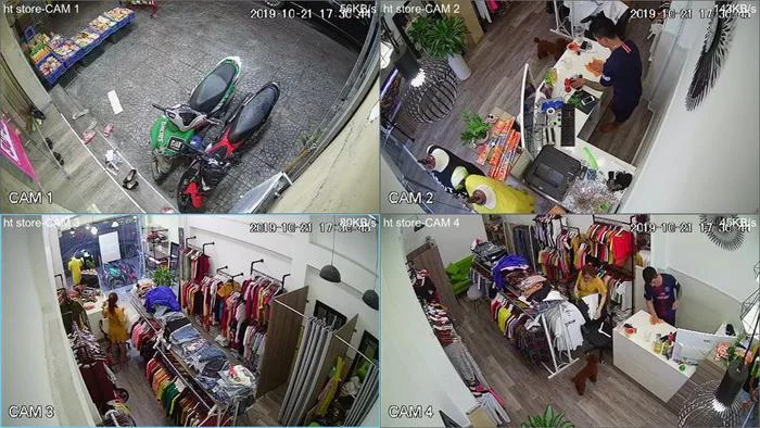 Đề phòng trộm cắp bằng camera quan sát